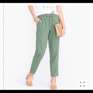 Eyelet drawstring pants